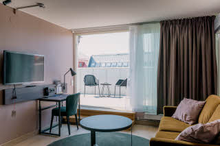 Photo by: Niklas Andersson Suite of Scandic Rubinen in Gothenburg